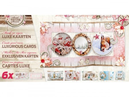 Studiolight Luxurious Cards x6 – Sweet Winter Season