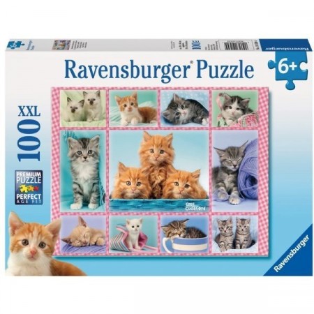 Ravensburger puslespill - Søte katter 100