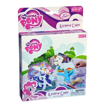 My little pony - DIY Rainbow cards