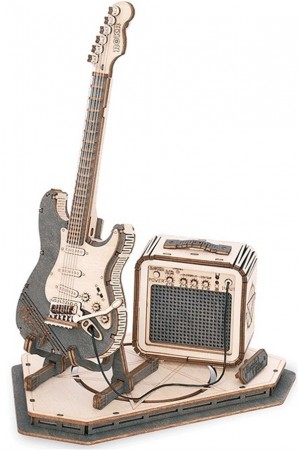 Elektrisk gitar - Byggesett i tre