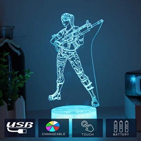 Fortnite bordlampe m/ fjernkontroll - Default