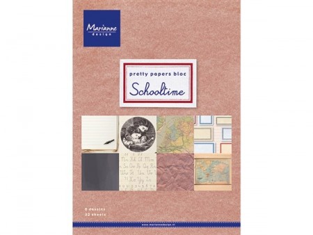 Marianne Design Papirblokk A5 – Schooltime