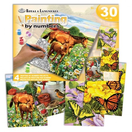 Mal etter nummer - Sommer Tema Pakke - 4 i 1