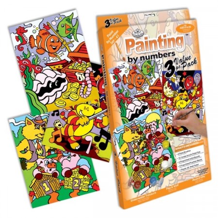 Paint By Numbers - 3 sett - My first