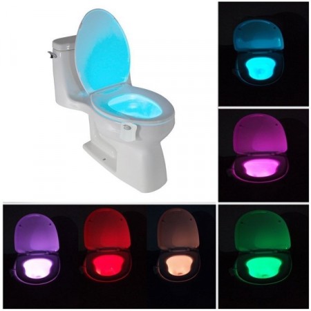 Toalett lys med sensor