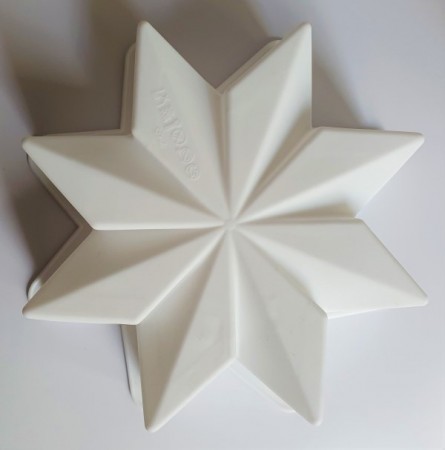 Kakeform i silikon - 3D stjerne