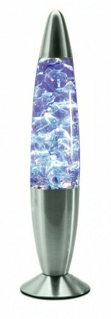 Ice Cube glitter lampe LED 34 cm