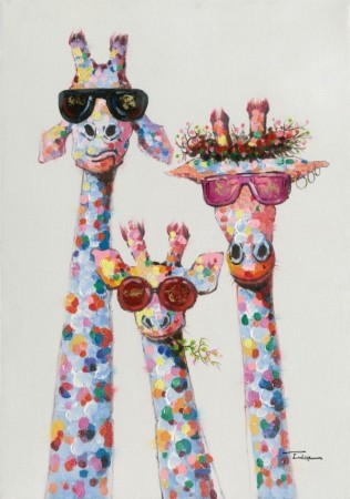 Diamond painting - Cool Giraffe 40x50 cm