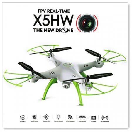 Syma X5HW Wifi FPV 2.4G 4CH 6 akser med HD kamera
