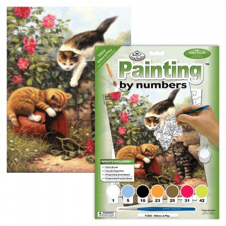 Paint By Numbers - Kattunger leker