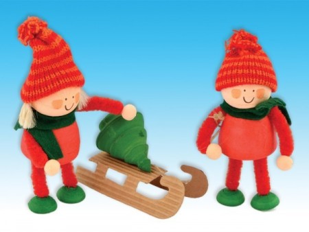 Hobby pakke - Nissebarn på kjelke
