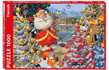 Piatnik puslespill - Christmas tree decorations 1000