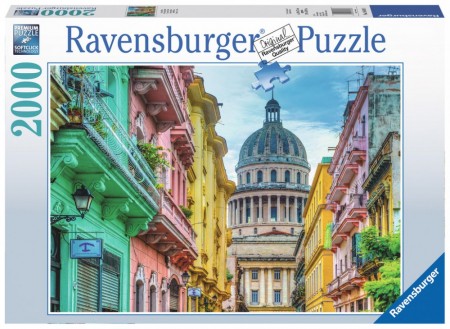 Ravensburger puslespill - Colorful Cuba 2000