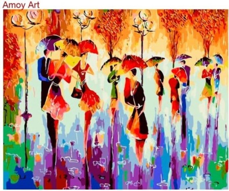 Paint By Numbers - Umbrella dance 40x50cm