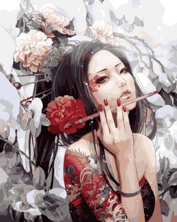 Paint by numbers - Geisha 40x50cm