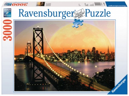 Ravensburger puslespill - San Fransisco 3000