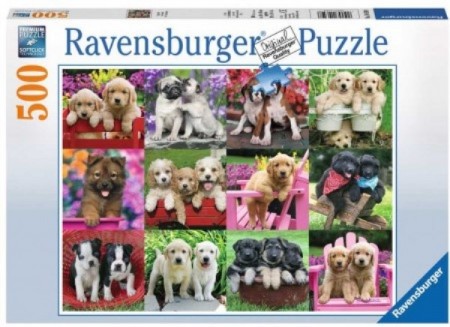 Ravensburger puslespill - Valpe venner 500