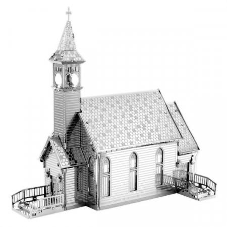 3D metall puslespill - The old country church
