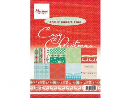 Marianne Design – Papirpakke A5, Cosy Chrismas