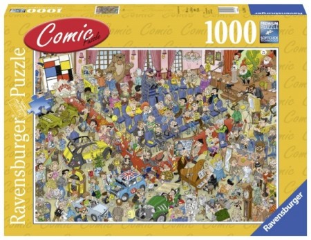 Ravensburger puslespill - Comic Puzzle 1000