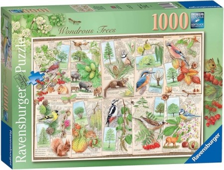 Ravensburger puslespill - Wondrous Trees 1000