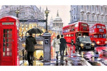Paint by numbers - London City 40x50cm