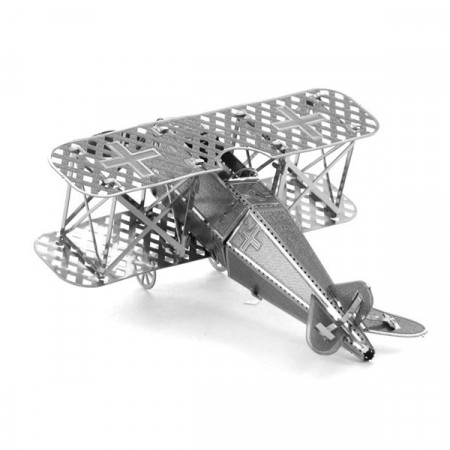 Puslespill 3D metall - Biplane