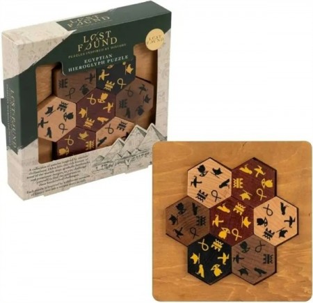 Egyptian hieroglyph puzzle - Ferdighetsspill i tre