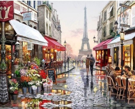 Paint By Numbers - Gate i Paris 40x50cm