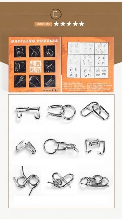 Metall pusler 9 pakk - *****