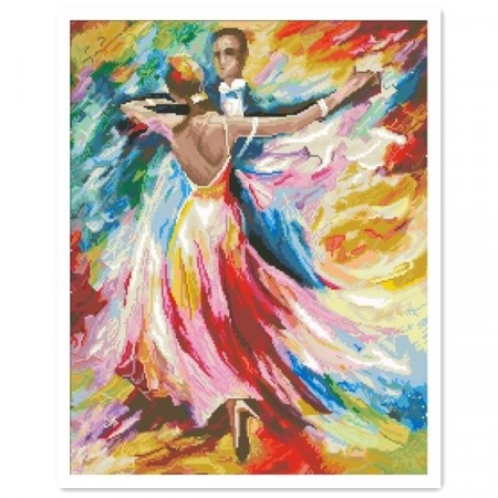 Korssting pakke - Dance of Love 36x43cm