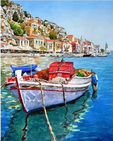 Paint By Numbers - Boat 40x50cm