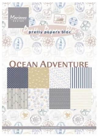 Marianne Design – Papirblokk A5 – Ocean Adventure