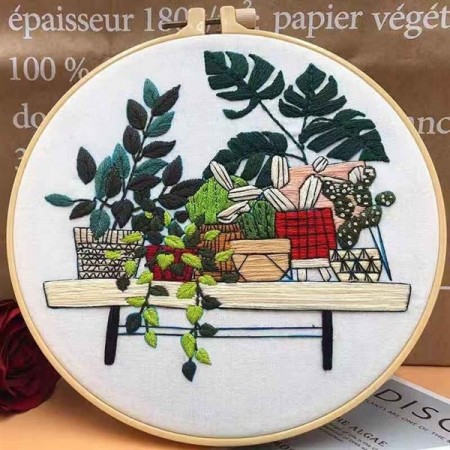 Langsting med ramme 20 cm - Botanisk hage -3