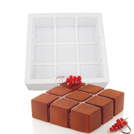 Kakeform i silikon - Cube