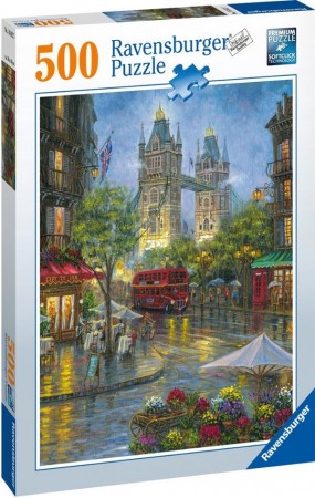 Ravensburger puslespill - London illustrert 500