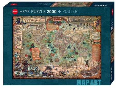 Heye puslespill - Pirate world 2000