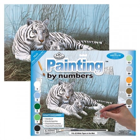 Mal etter nummer - White tigers in the mist