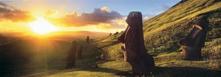 Puslespill Panorama - Easter Island 1000