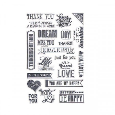 Stempel - Clear stamp - Love & dream