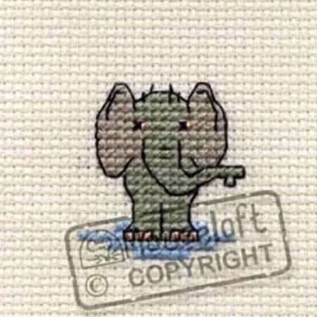 Mini korssting - Elefant