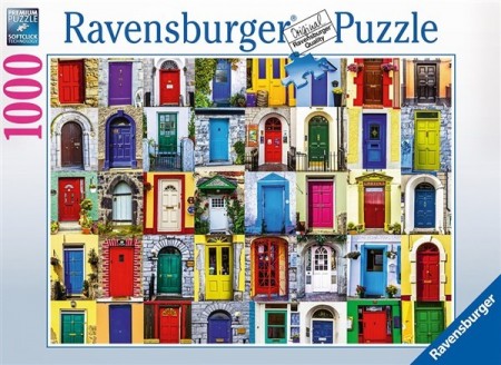 Ravensburger puslespill - Doors of world 1000