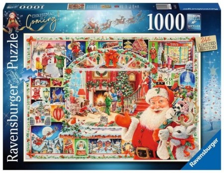 Ravensburger puslespill -  Julen kommer 1000