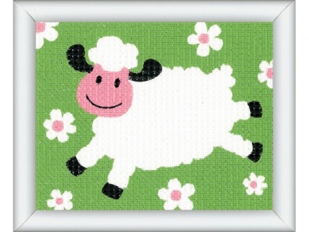 Broderi pakke fra Vervaco - En liten sau 16x12,5 cm