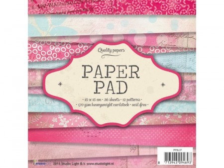Studiolight Paperpad 36 ark Nr. 27 - 15x15 cm