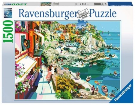 Ravensburger puslespill - Romantikk i Cinque Terre 1500