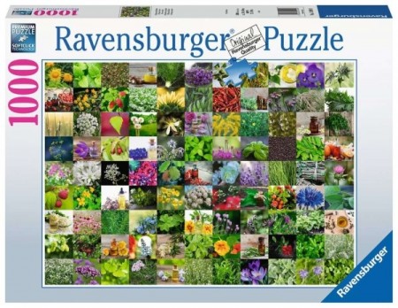 Ravensburger puslespill -  Blomster 1000