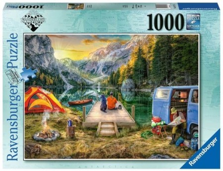 Ravensburger puslespill - Calm Campsite 1000