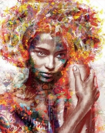 Paint By Numbers - Beautiful woman 40x50cm