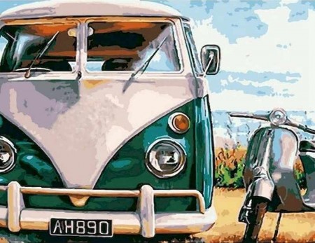 Paint By Numbers - VW Tamiya 40x50cm
